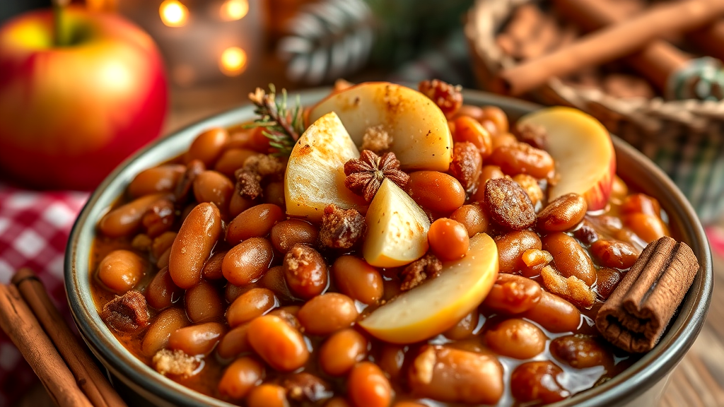 Apple Pie Baked Beans