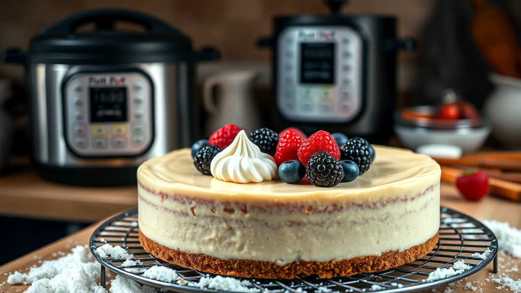 Rich Instant Pot Cheesecake