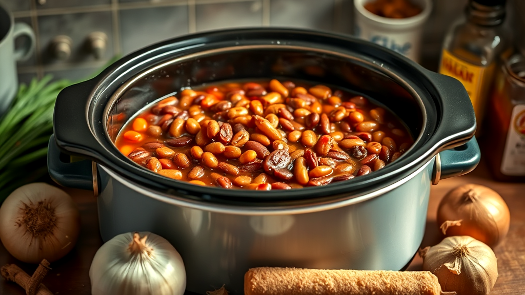 Crock Pot Baked Beans